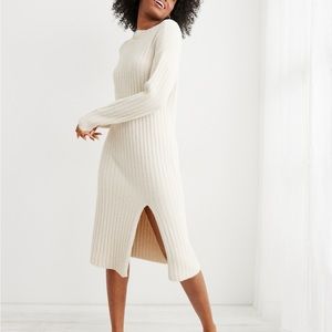 Aerie Buttercream Sweater Dress